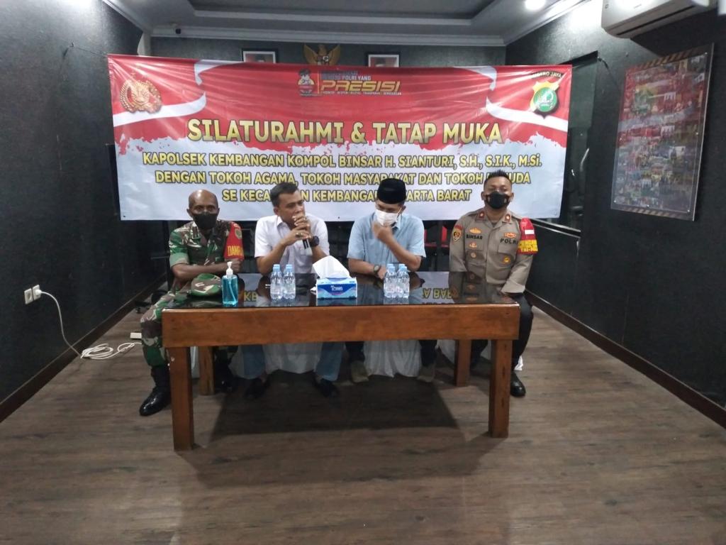 Empat Hari Menjabat Sebagai kapolsek kembangan, Kompol Binsar H Sianturi Jalin Silaturahmi Bersama Toga, Tomas Dan Toda di Wilayah Kembangan Jakarta Barat