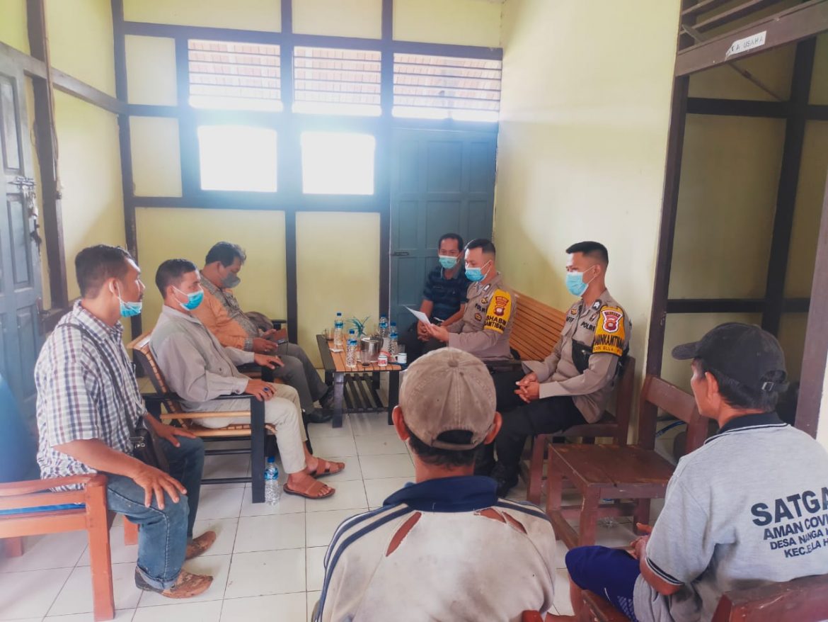 BHABINKAMTIBMAS POLSEK ELLA HILIR MELAKSANAKAN PROBLEM SOLVING DI SMPN 3 DESA NANGA KALAN