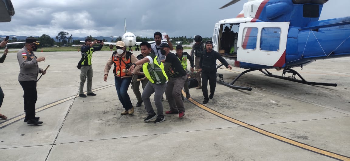 KKB Tembak Anggota Polri Saat Melaksanakan Penjemputan di Sekitar Bandara Kiwirok Kabupaten Pegunungan Bintang