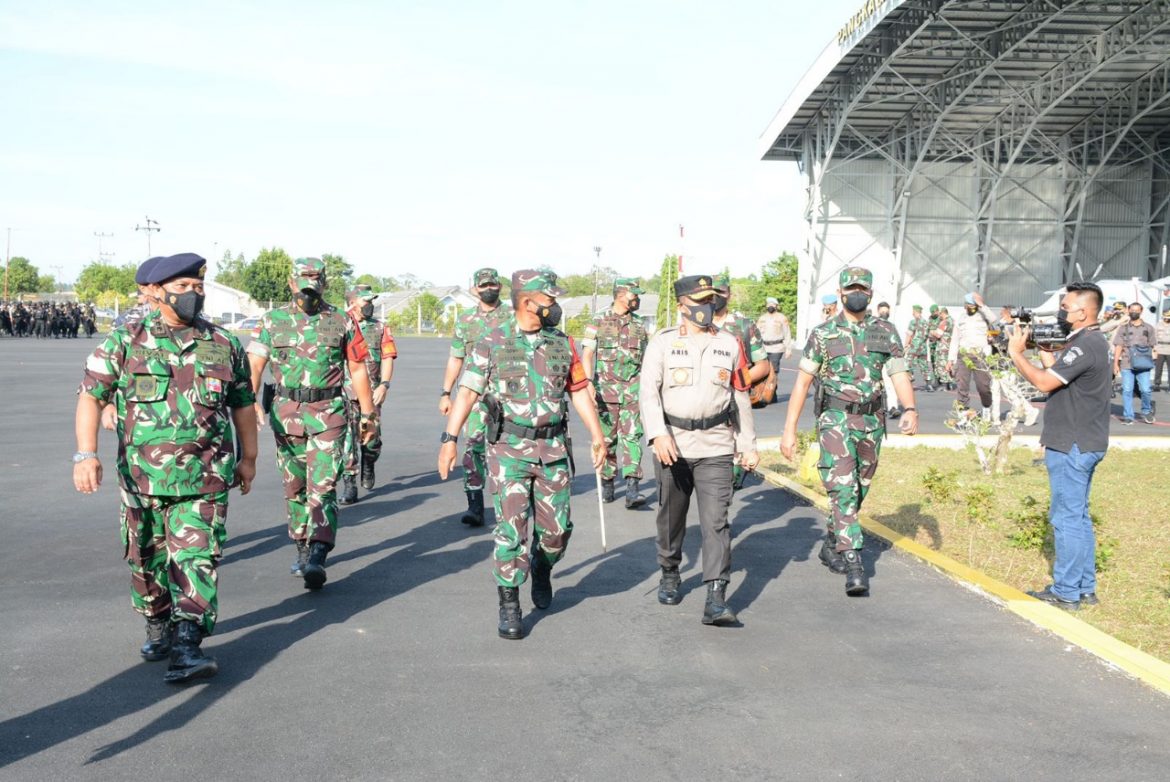 Kapolda Kepri Hadiri Apel Gelar Pasukan Pengamanan VVIP Kunjungan Kerja Presiden di Provinsi Kepri