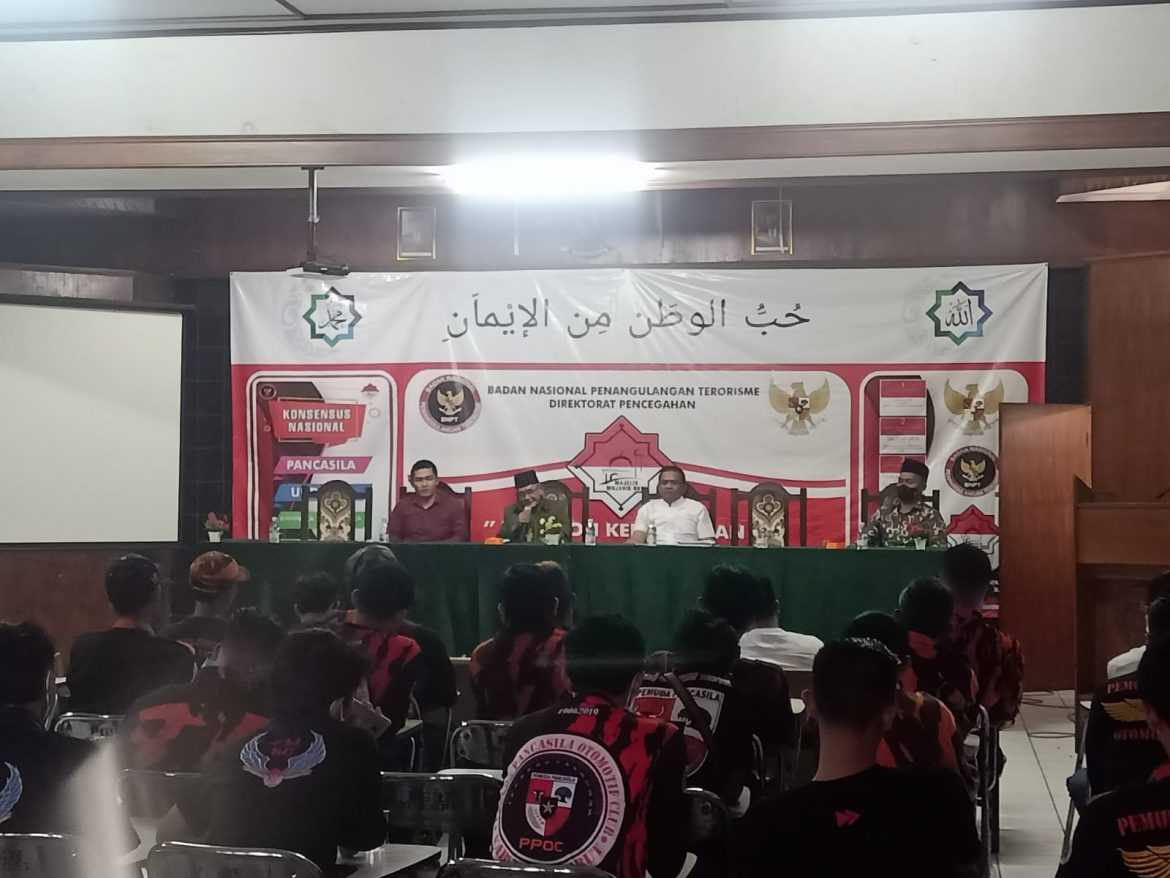 “Thoriqoh Kebangsaan” adalah tema dari Majelis Ta’lim Mujahid NKRI Direktorat Pencegahan BNPT