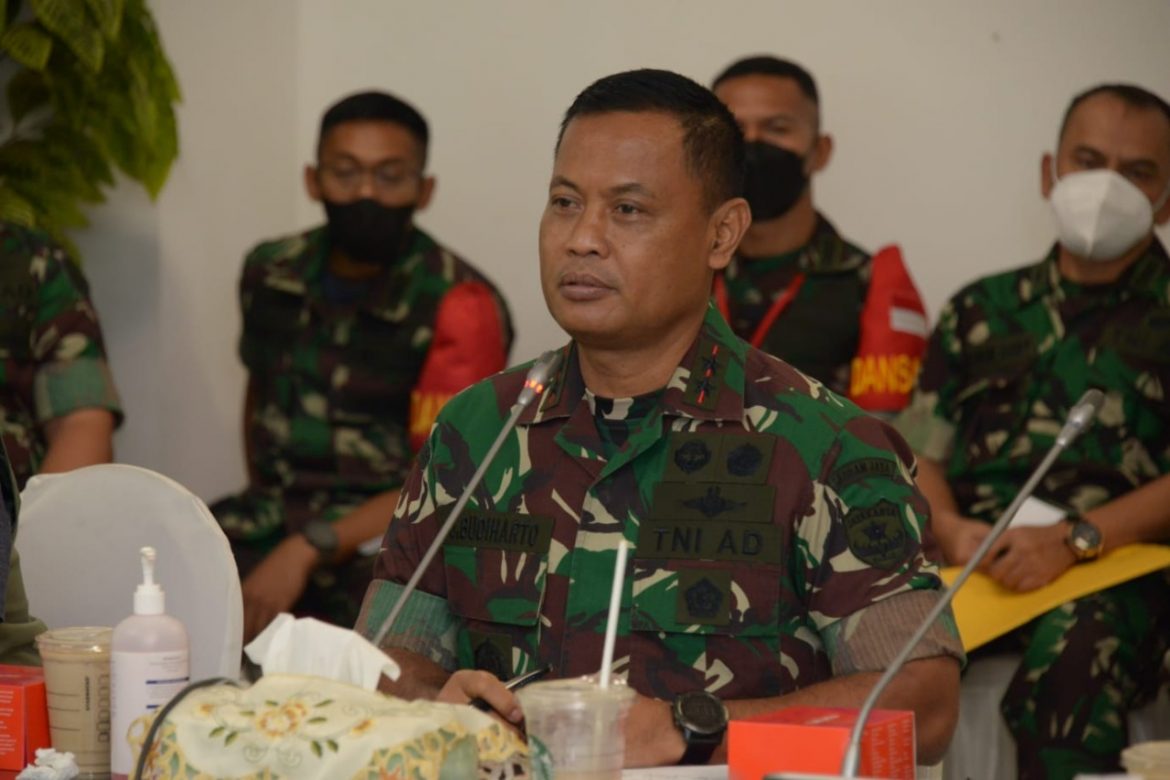 Antisipasi lonjakan Omicron Pangkogasgabpad dan Staf Jajaran Gelar Rapat Koordinasi