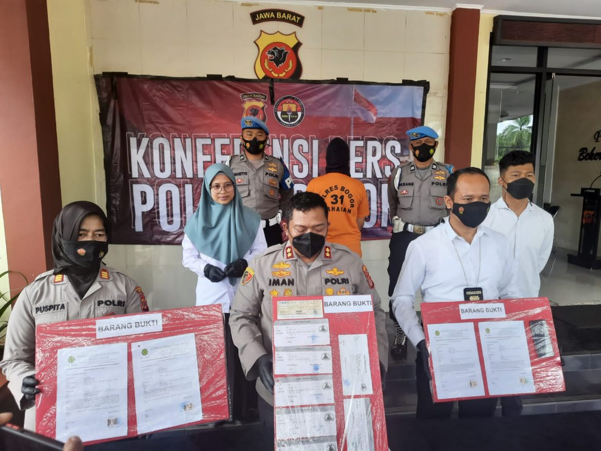 Polres Bogor Ungkap Kasus Penipuan Bermodus Investasi, Yang Korbannya Alami Kerugian Hingga Milyaran Rupiah
