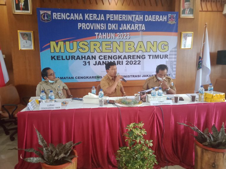 Musrenbang Kelurahan Cengkareng Timur Jakarta Barat TA 2023 Di Selenggarakan Secara Offline Dan Virtual