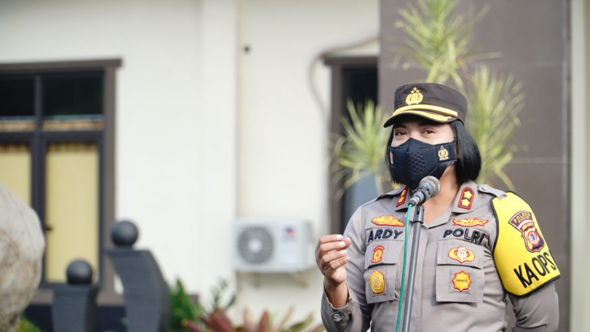Kapolres Banjar Pimpin Apel Siaga Tahun Baru Imlek