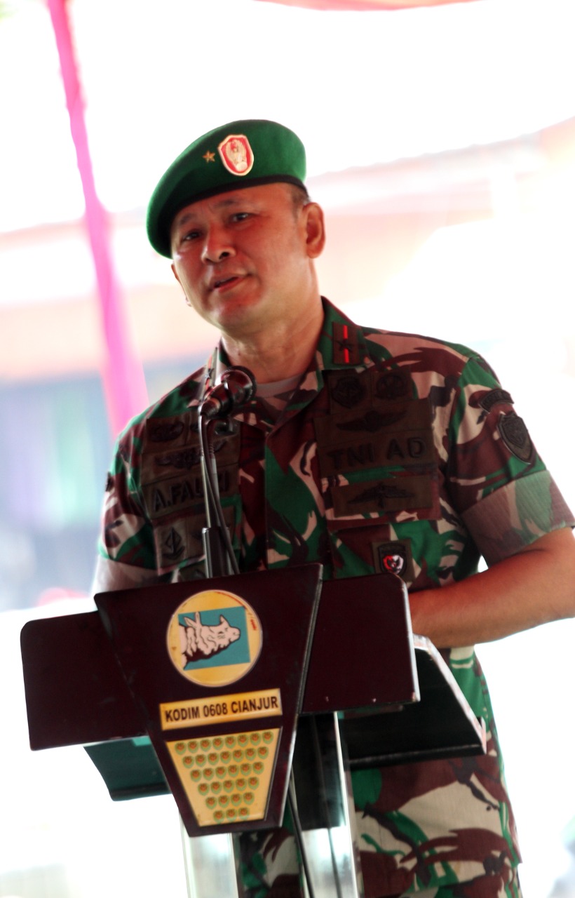 Brigjen TNI Achmad Fauzi Sampaikan Perkembangan Capaian Vaksinasi Wilayah Korem 061/Sk.
