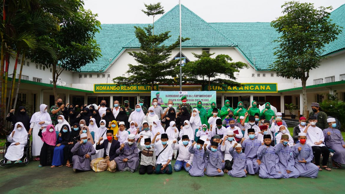 Brigjen TNI Achmad Fauzi Selama Menjabat Danrem 061/Sk Salurkan 1.970.658 Paket Sembako dan Tali Asih Kepada Anak Yatim, Disabilitas, Kaum Dhuafa dan Anak Korban HIV
