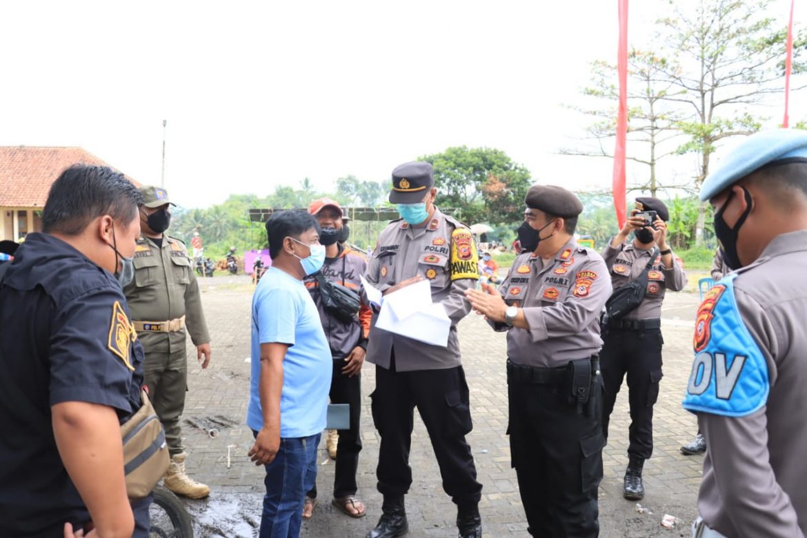Polres Ciamis :Timbulkan Kerumunan Dua Lokasi Kegiatan Ketangkasan Merpati Ditertibkan Petugas