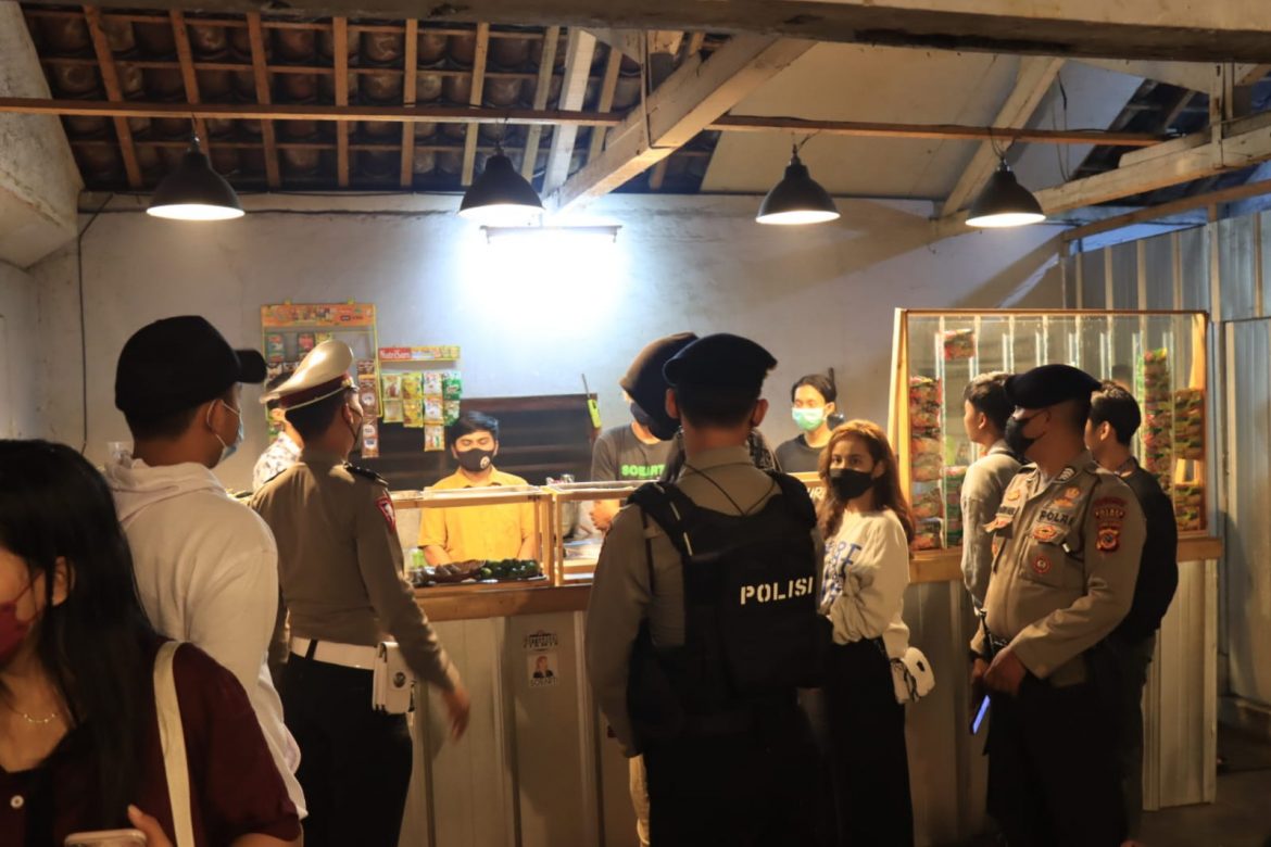 Satuan Pungsi Polres Ciamis Melaksanakan Patroli KRYD di Kawasan Pusat Kota CIamis