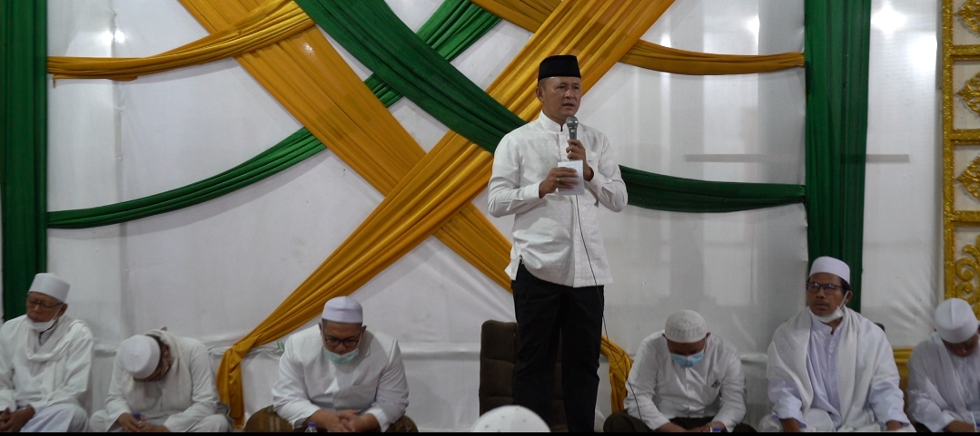 Pesan Brigjen TNI Achmad Fauzi Pada Malam Manaqiban Syech Abdul Qadir Al Jaelani di Pondok Pasantren Roudhoh Al Hikam Cibinong