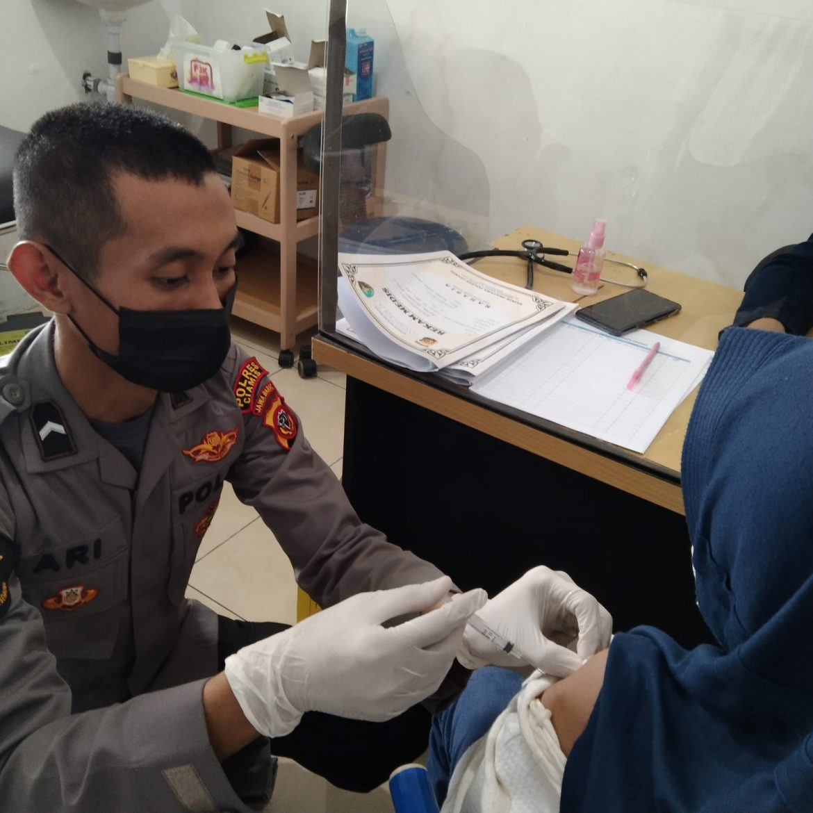 Polres Ciamis: Instruksikan Vaksinasi Booster di Institusi Polri Segera Tercapai di Setiap Polsek Wilayah Hukum Ciamis