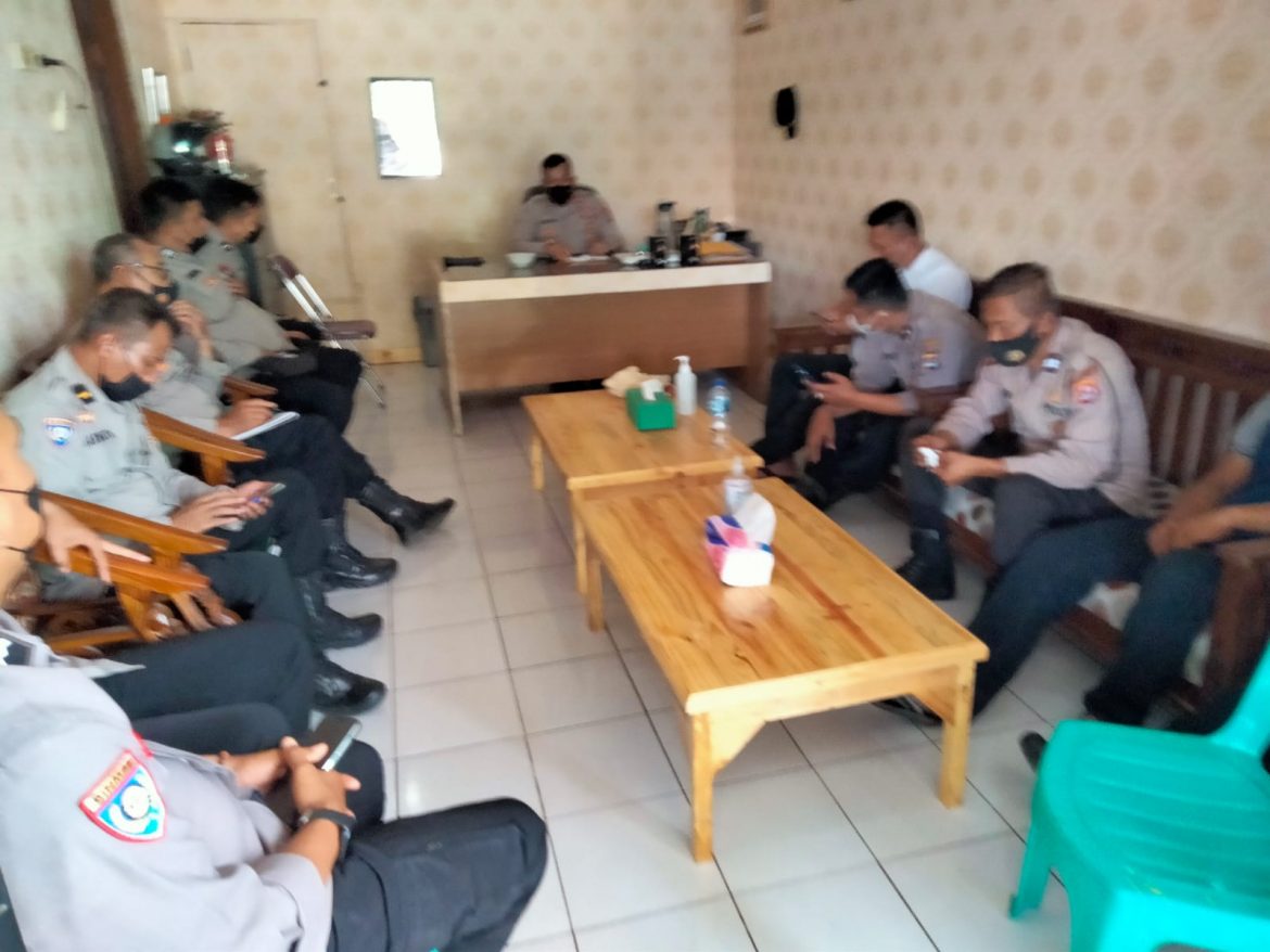 Polsek Kresek Gelar Anev Bulanan, Guna Mengetahui dan  Mengevaluasi Kinerja Anggota Jajaran Polsek Kresek