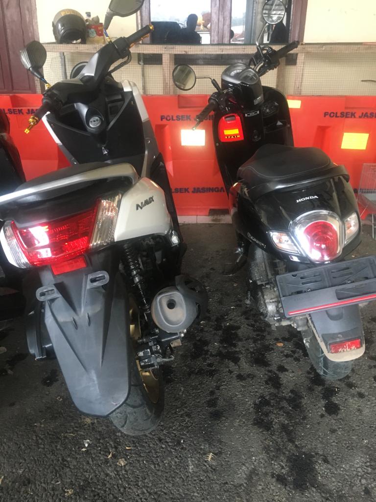 Ungkap Kasus Pencurian Kendaraan Bermotor di Wilayah Hukum Polsek Jasinga