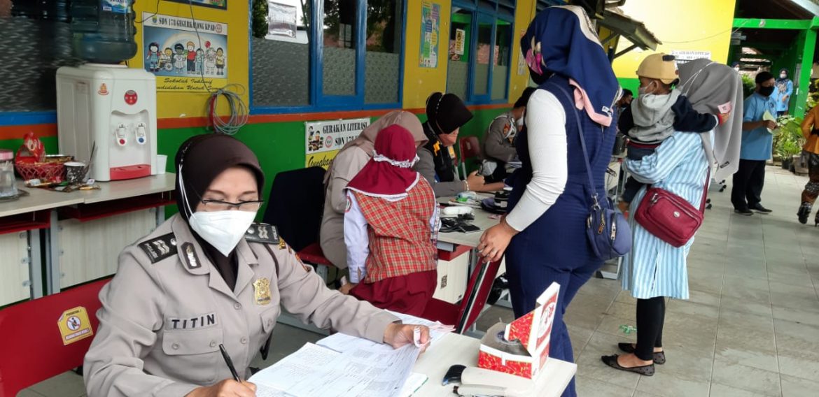 Polisi Gelar Gerai Vaksinasi Presisi Bhakti Kesehatan Bhayangkara Untuk Negeri