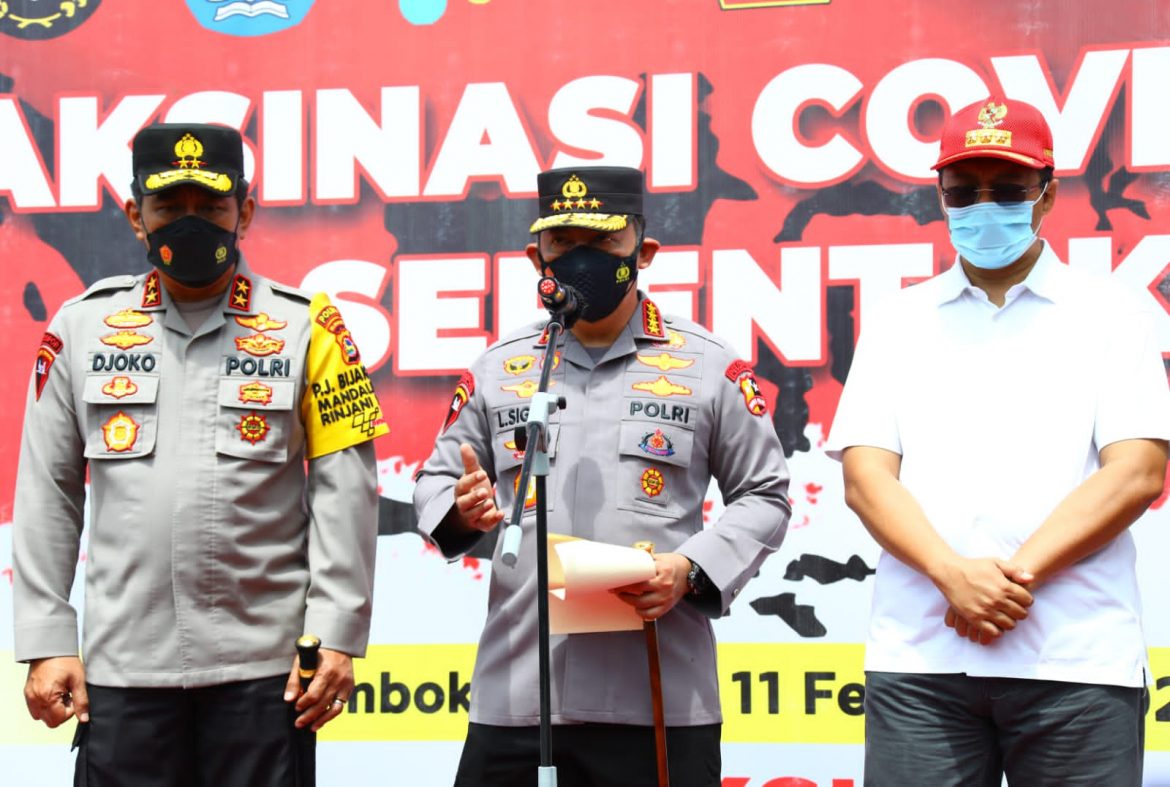 Kapolri Minta NTB Kendalikan Laju COVID untuk Sukseskan Event Internasional
