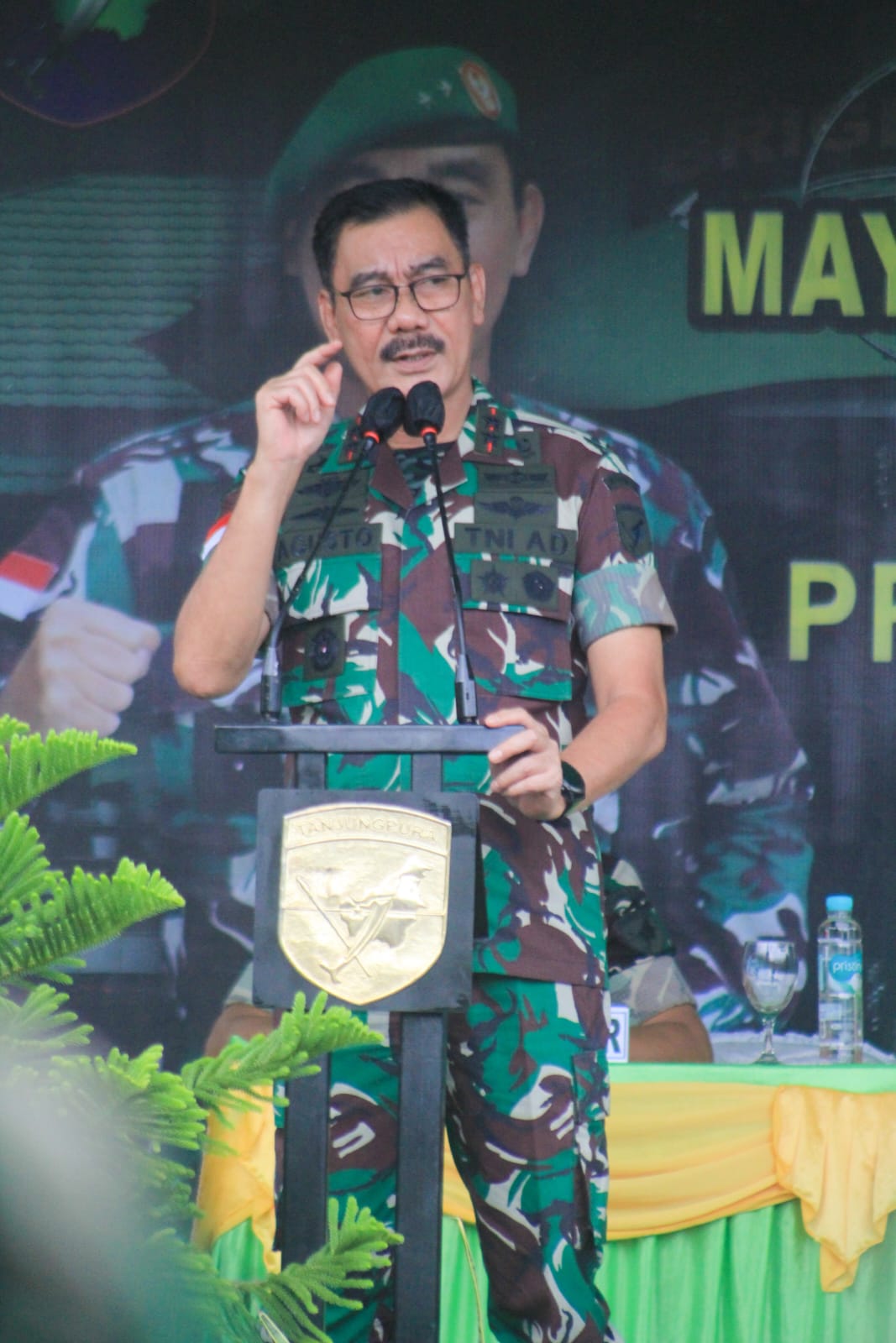 Kunjungi Brigif 19/KH, Pangdam XII/Tpr : Tetap Pelihara Naluri Tempur