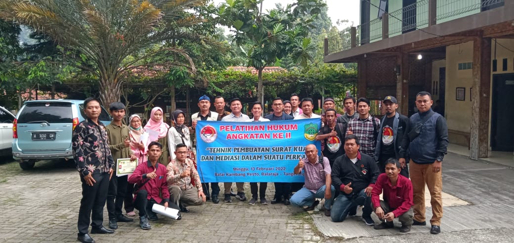 Ormas Komando Ham Kembali Menyelenggarakan Pelatihan  Hukum Angkatan Ke – II