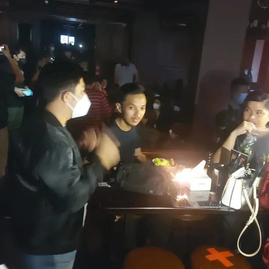 Pemberlakuan PPKM level 3, Polres Metro Jakarta Barat Sidak Di Sejumlah Tempat Hiburan Malam Yang Berada Di Wilayah Jakarta Barat