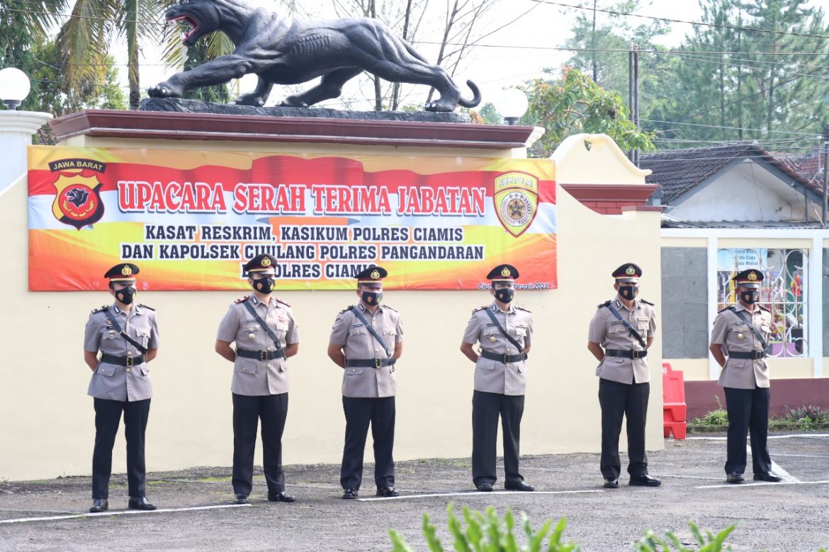 Kasat Reskrim dan Sejumlah PJU Polres Ciamis AlihTugas