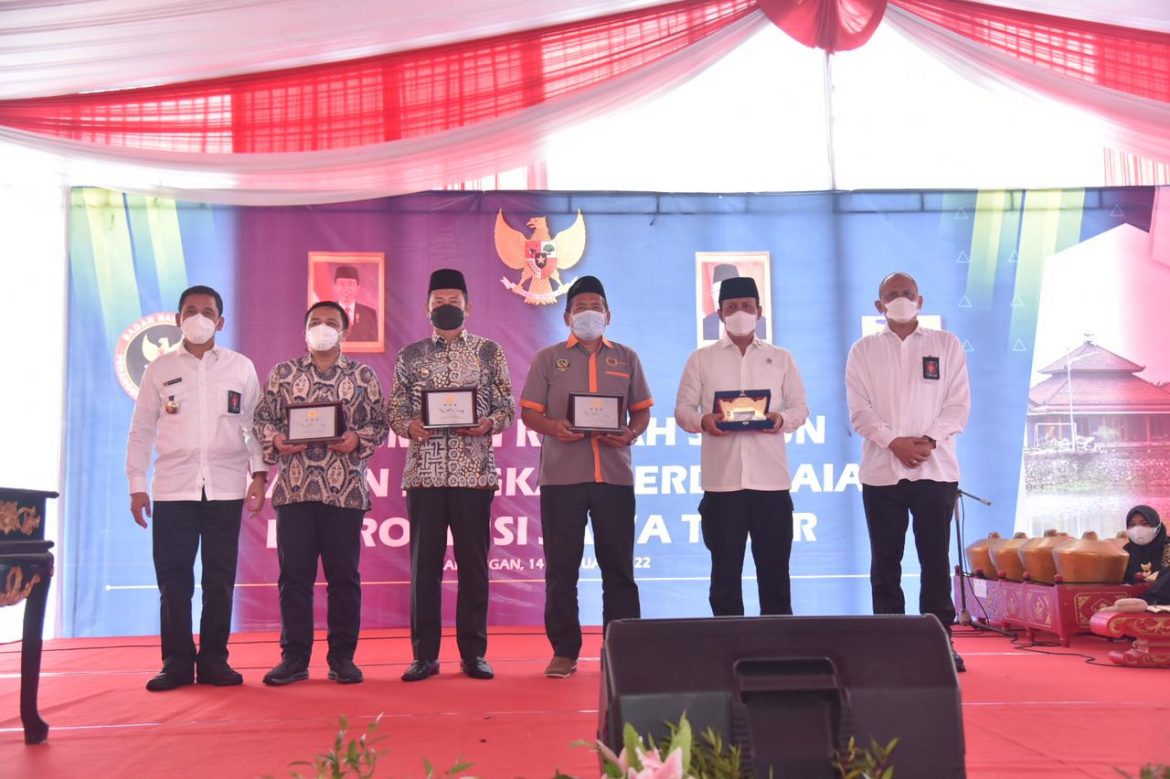 Kapolres Lamongan Dampingi Kepala BNPT Resmikan RUSUN Yayasan Lingkar Perdamian
