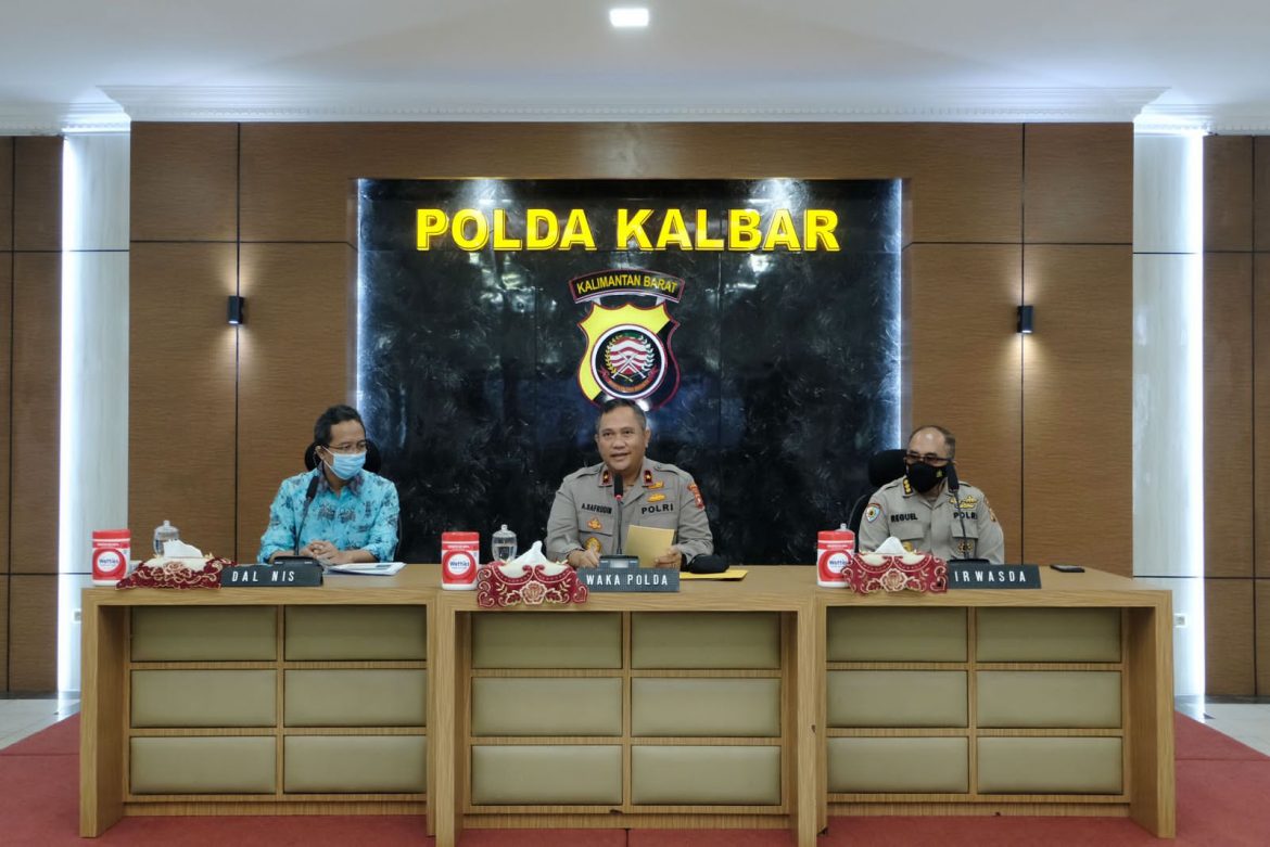 Polda Kalbar Terima Kedatangan Badan Pemeriksa keuangan Republik Indonesia