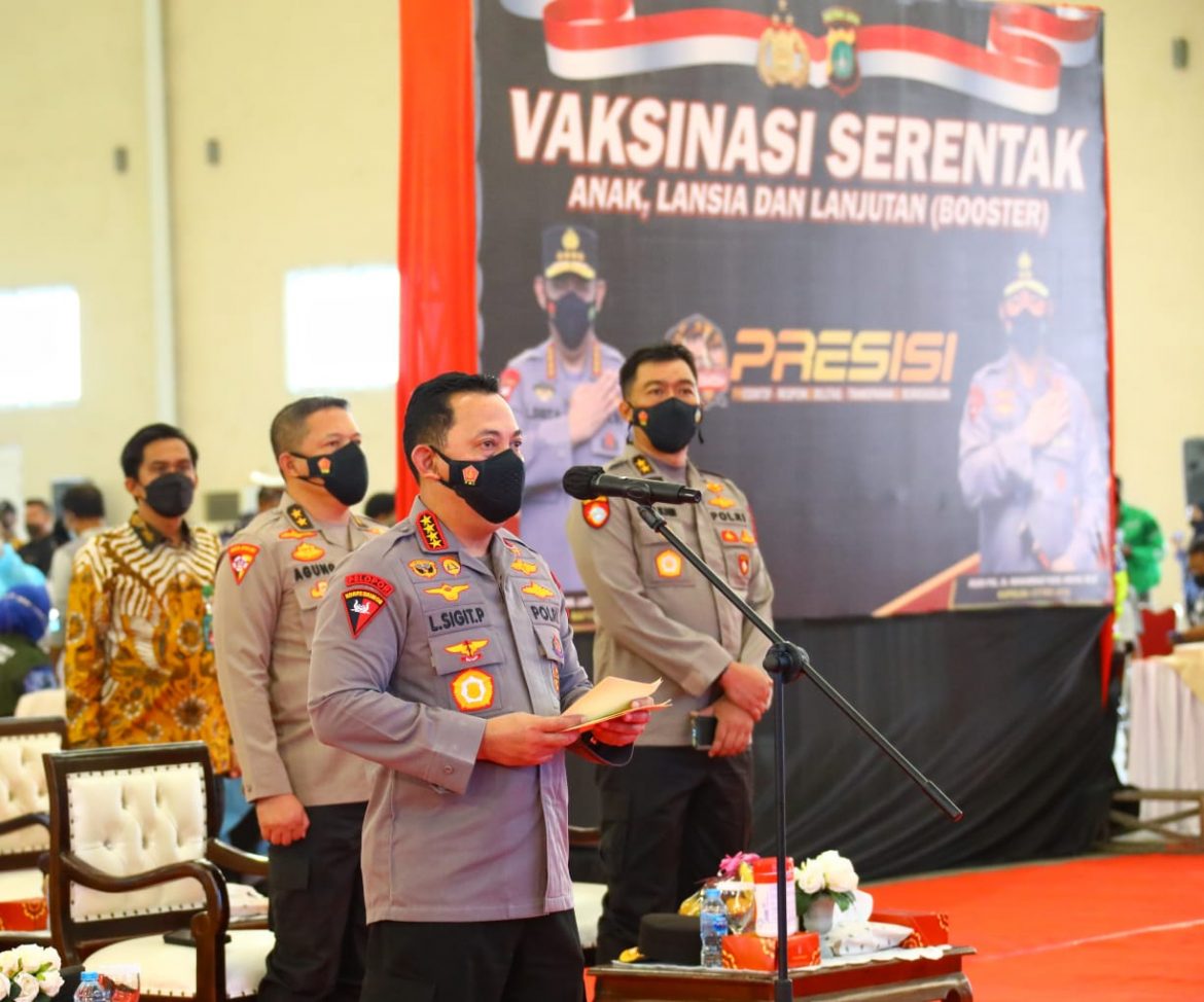 Perkuat Akselerasi Vaksinasi, Kapolri Minta Warga Harus Dipastikan Siap Hadapi Lonjakan Covid-19
