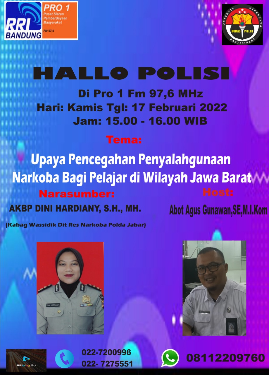 Upaya Pencegahan Penyalahgunaan Narkoba Bagi Pelajar Di Wilayah Jabar