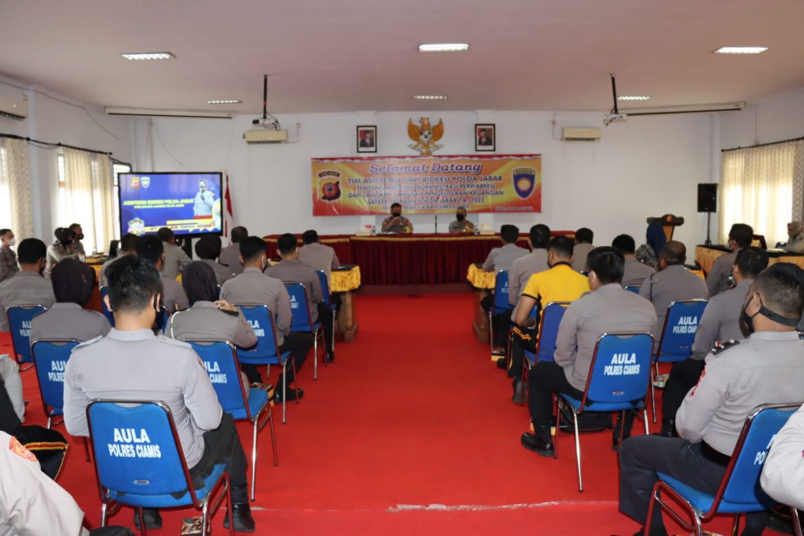 Bersama Tim Bidkeu Polda Jabar Polres Ciamis Bahas Rencana Keuangan Tahun 2022