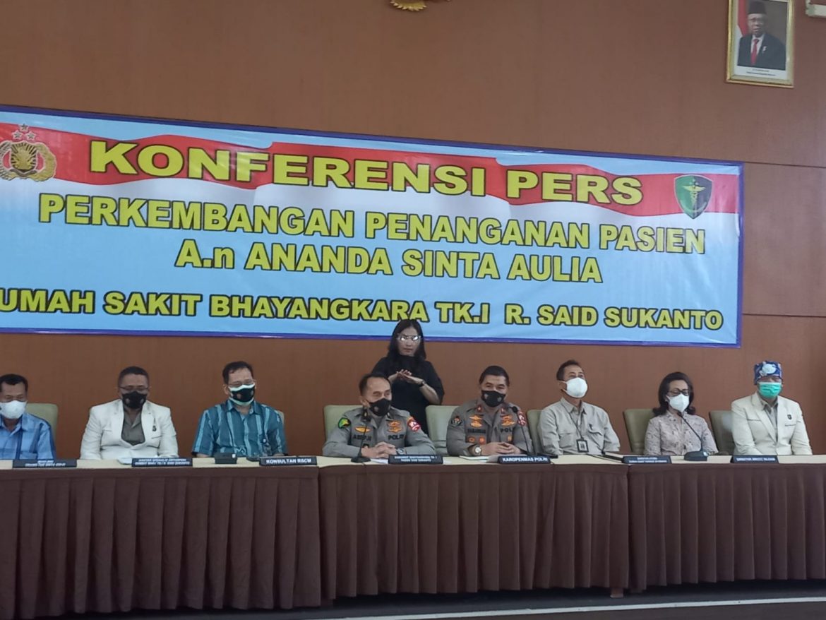 Optimalkan Kesembuhan Sinta Aulia, RS Polri Bentuk Tim Berisikan Ahli Dan Pakar
