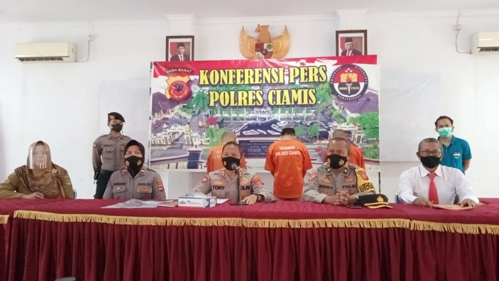 Pelaku Curanmor Diciduk Satreskrim Polres Ciamis Satu Diantaranya Residivis
