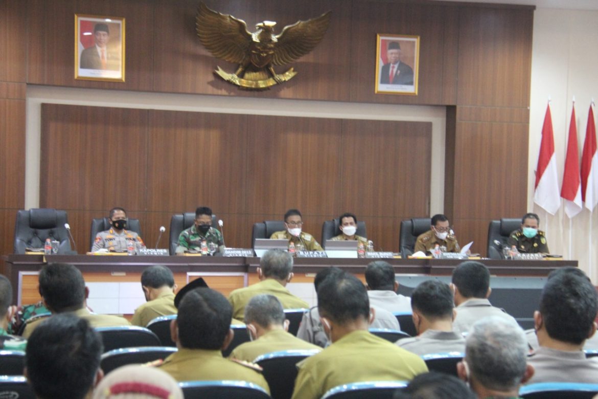 Bupati Ciamis Imbau Para Camat Gencar Edukasi Masyarakat Terkait Perkembangan Covid-19