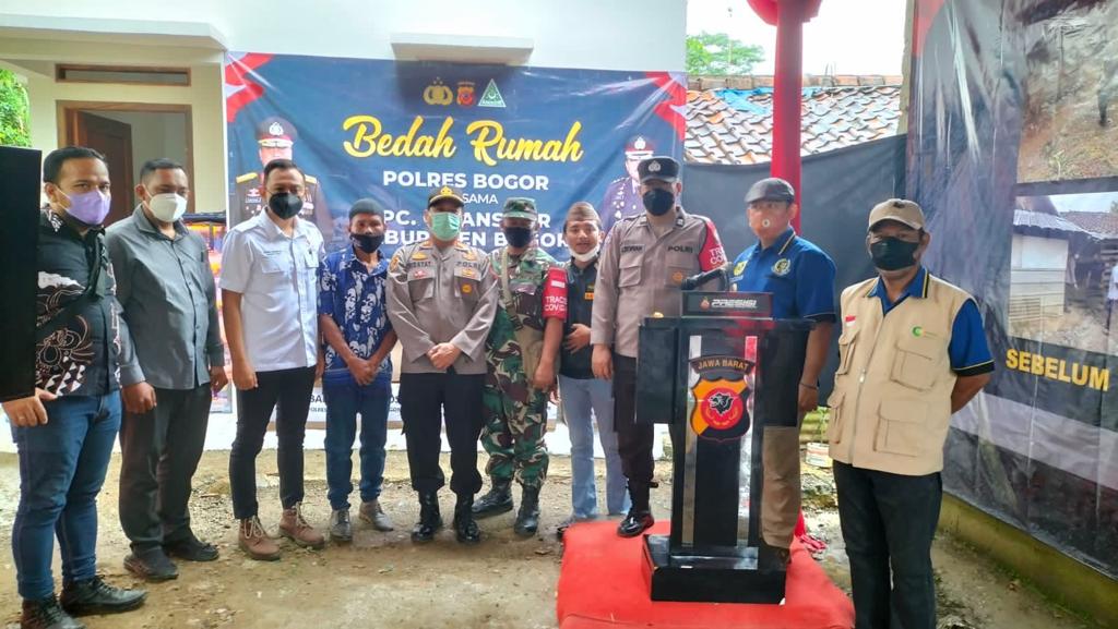 Peresmian Bedah Rutilahu dan Pemantauan Langsung Secara Virtual Oleh Kapolda Jabar