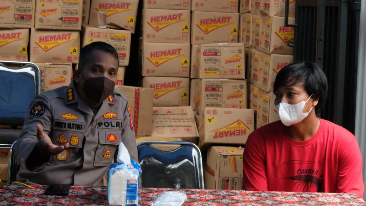 Polres Lebak Polda Banten Amankan 24 Ton Minyak Goreng di Warunggunung