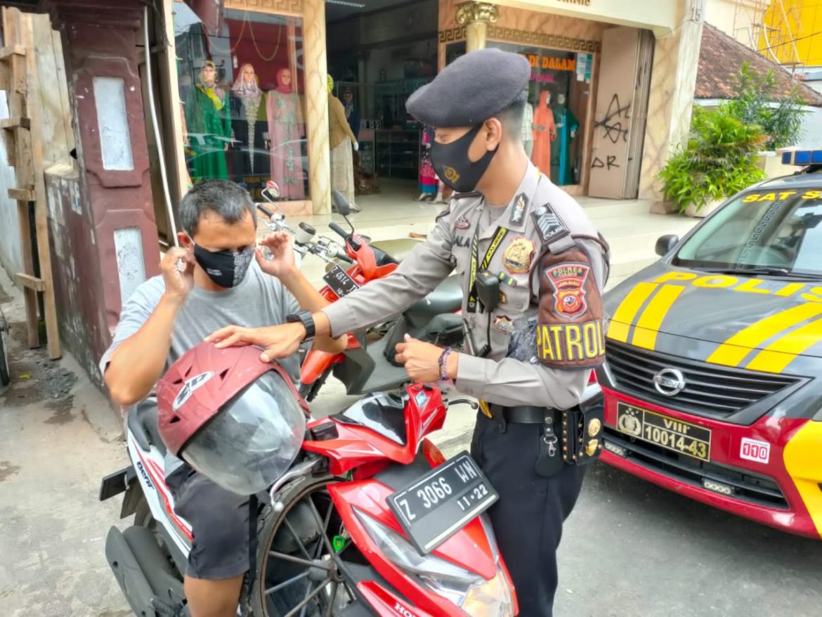 Polres Ciamis Terus Berupaya Melakukan Pencegahan Penyebaran Covid-19 dengan Menggelar Operasi Yustisi