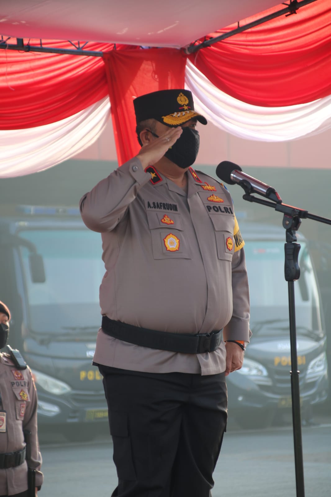 Wakapolda Kalimantan Barat Pimpin Apel Gelar Pasukan Operasi Keselamatan Kapuas 2022