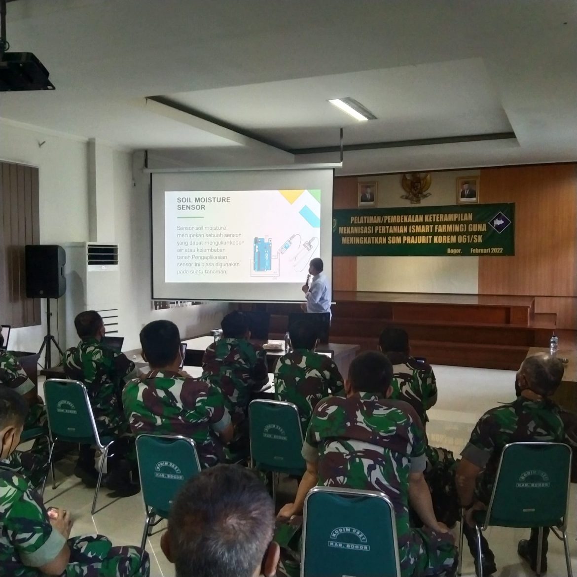 Babinsa Jajaran Korem 061/Sk Ikuti Pelatihan Keterampilan Smart Farming Bekerjasama Dengan BLK