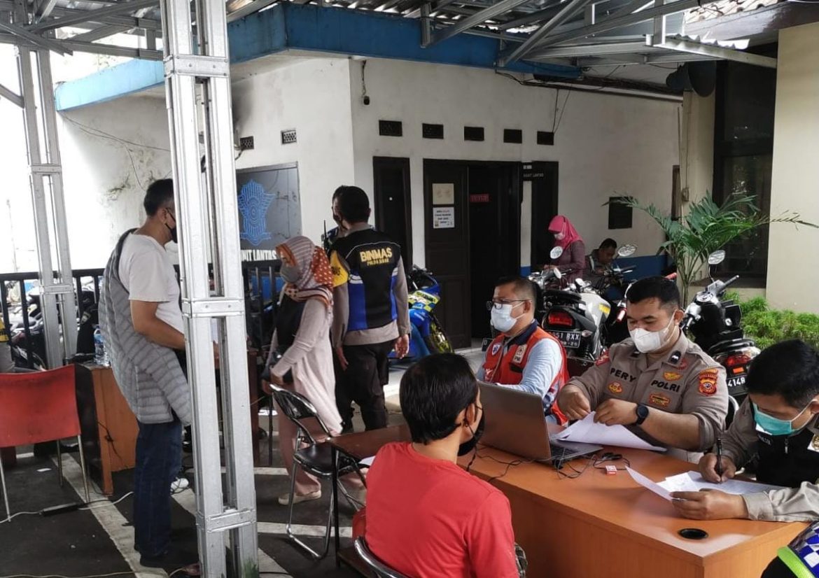 Polsek Lengkong Laksanakan Vaksinasi Gerai Vaksin Presisi Booster