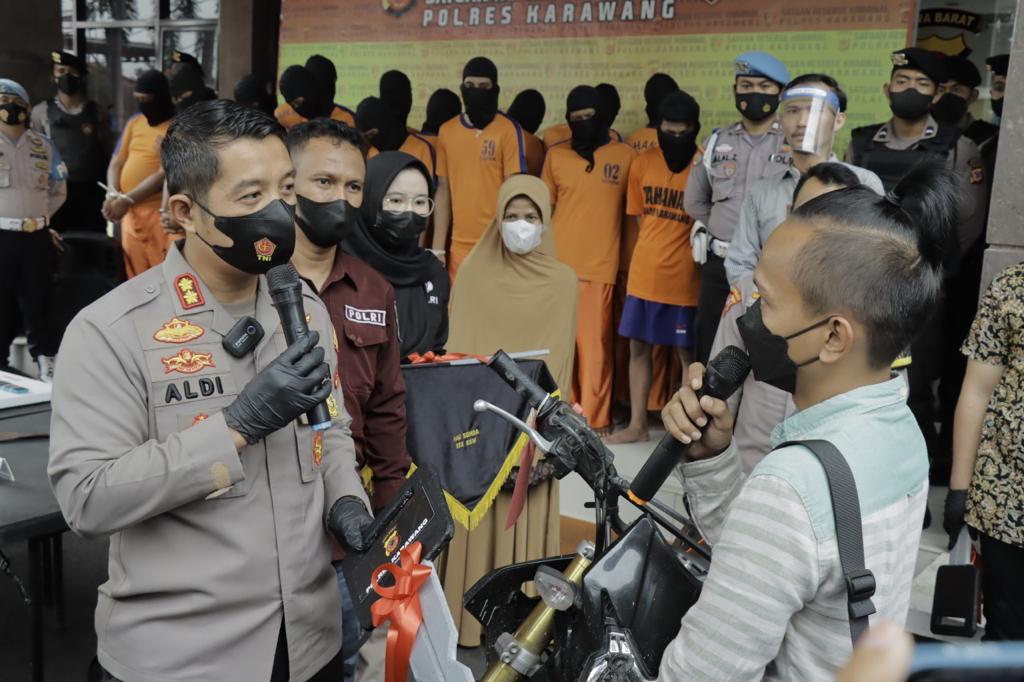 Polisi Amankan 19 Pelaku Kejahatan Curanmor