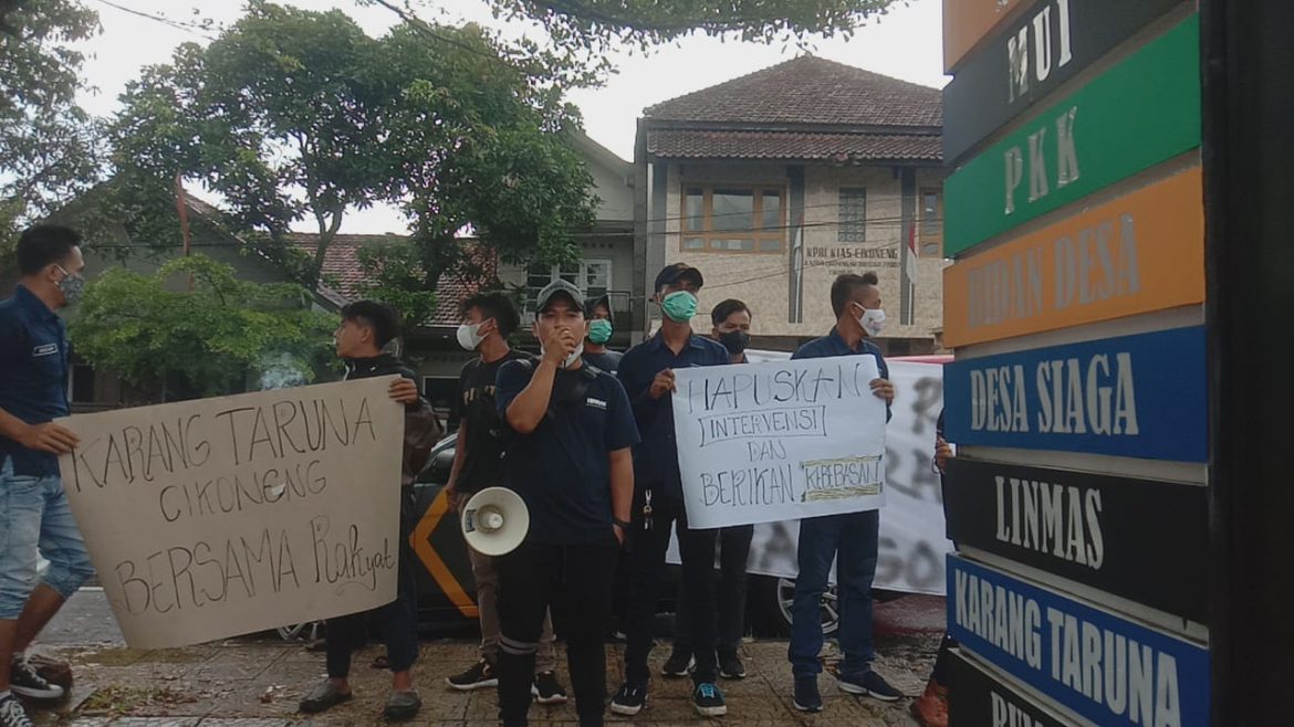 Hapuskan Intervensi dan Berikan Kebebasan Tema Aksi Pemuda Cikoneng Tanggapi Penyaluran BPNT