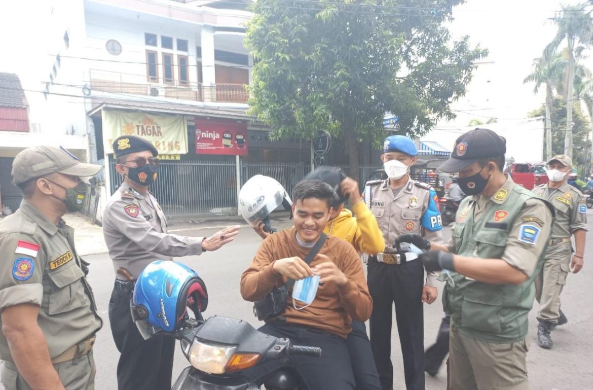 Operasi Yustisi Gakplin Inpres No.6 Tahun 2020 Dan Perwali Kota Bandung