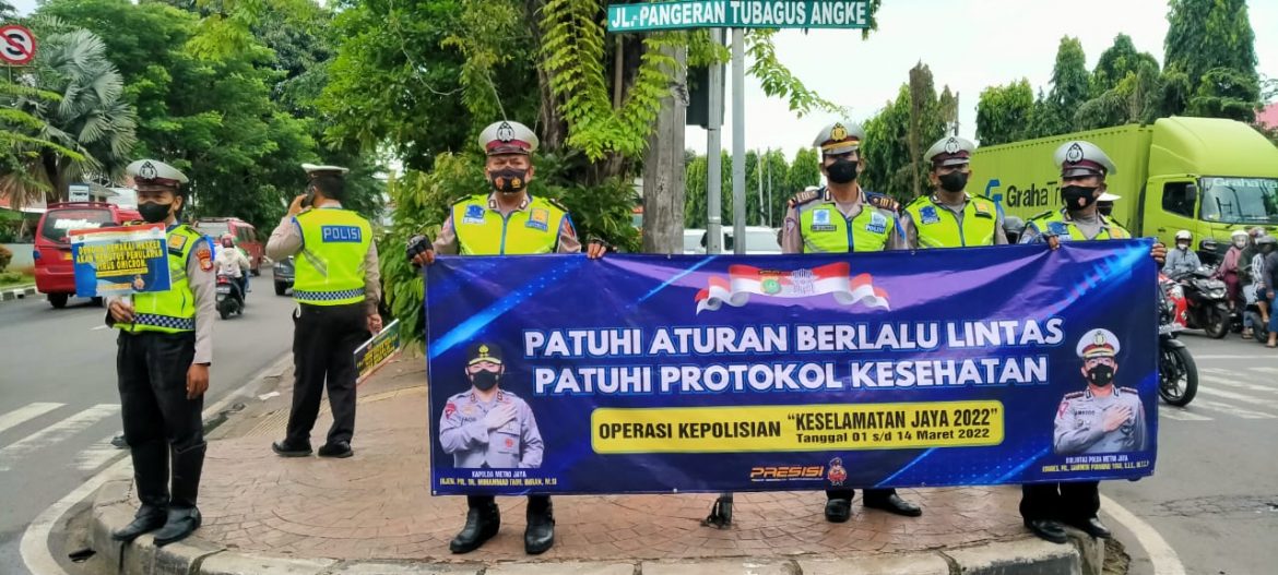&nbsp;Sat Lantas Jakarta Barat Menggelar Operasi Keselamatan Jaya Tahun 2022
