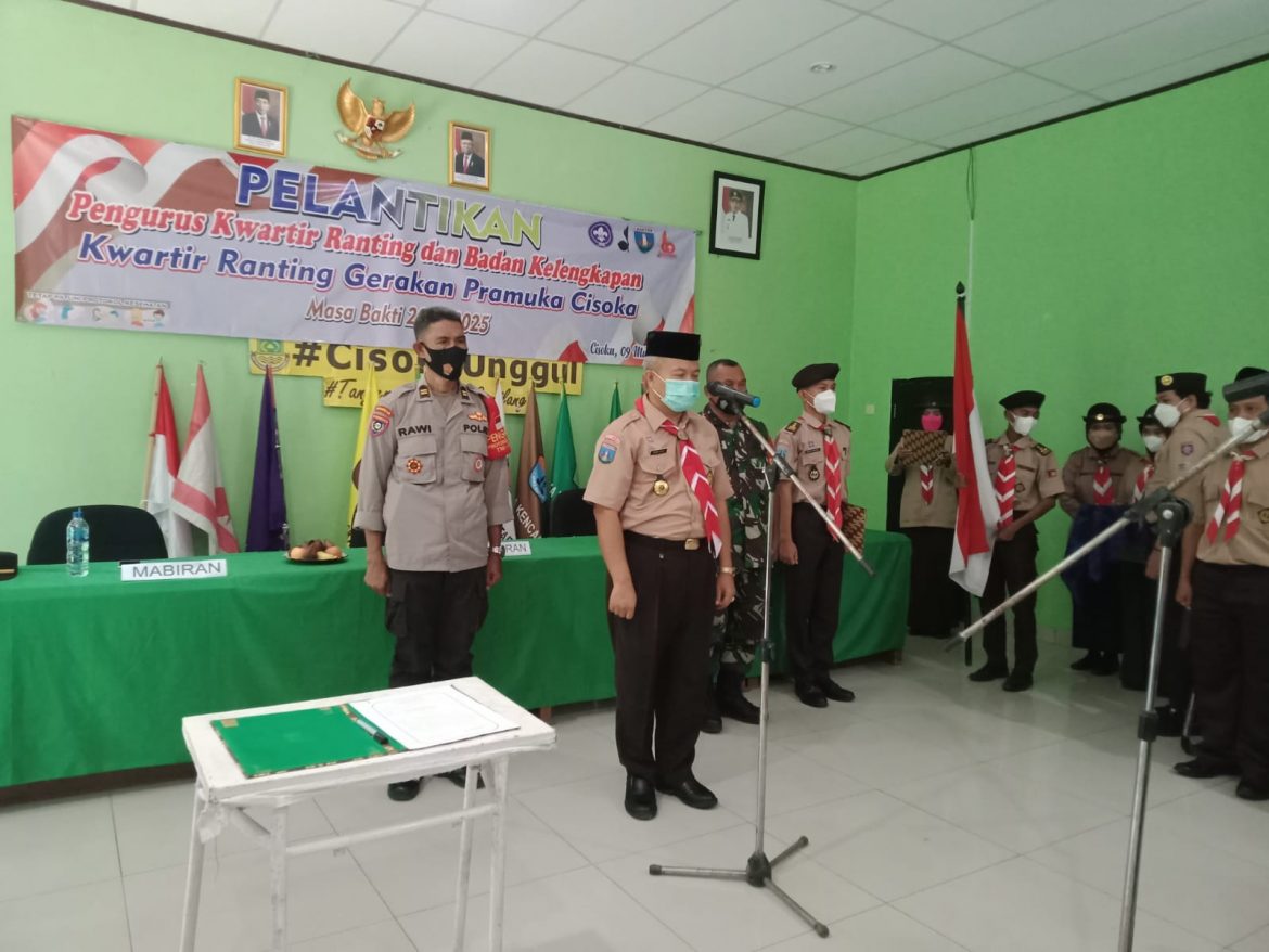 Kapolsek Cisoka Polresta Tangerang Terus Berikan Pembinaan kepada Generasi Gerakan Pramuka
