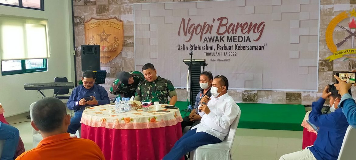 Ngopi Bareng Pendam Jaya Bersama Awak Media Mitra Pendam Jaya