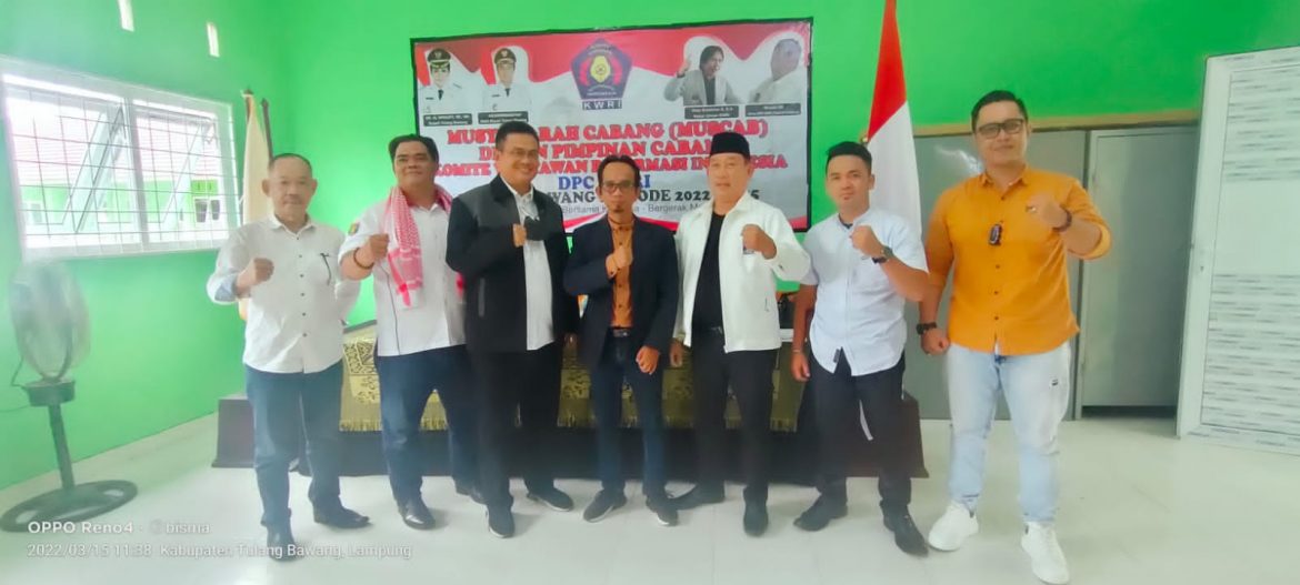 Wi Purwanto,Ketua DPC KWRI Tulang Bawang: Transformasi Era Media, Bersama Kita Bisa, Bergerak Melayani Warga.