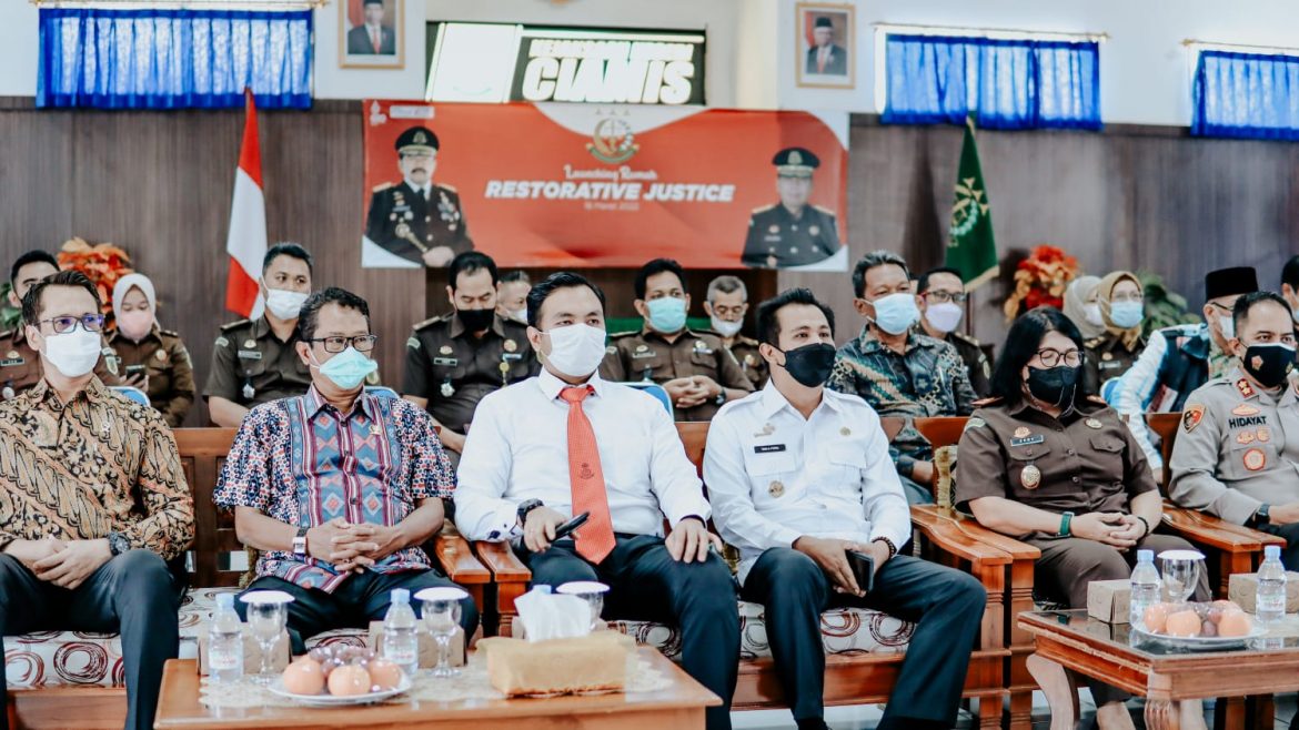 Wabup Ciamis Hadiri Launching Rumah Restorative Justice Oleh Jaksa Agung RI