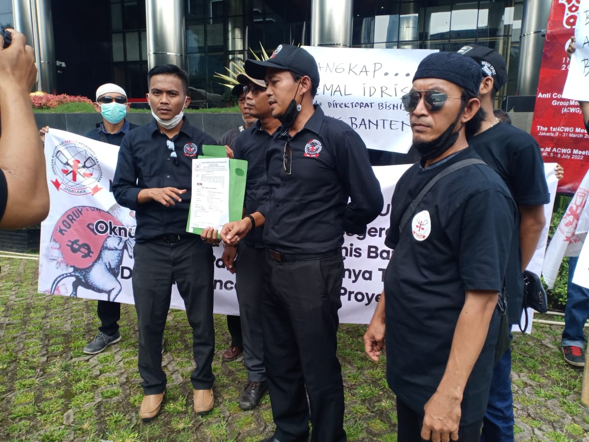 DPP LSM JAMBAKK Adukan Terkait Dugaan Praktik Korupsi Pejabat Bank Banten ke KPK