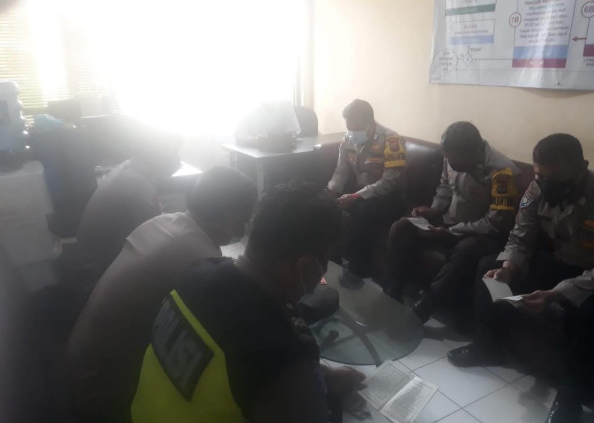 Jajaran Polsek Mauk Polresta Tangerang Menggelar Pengajian Comender Wish
