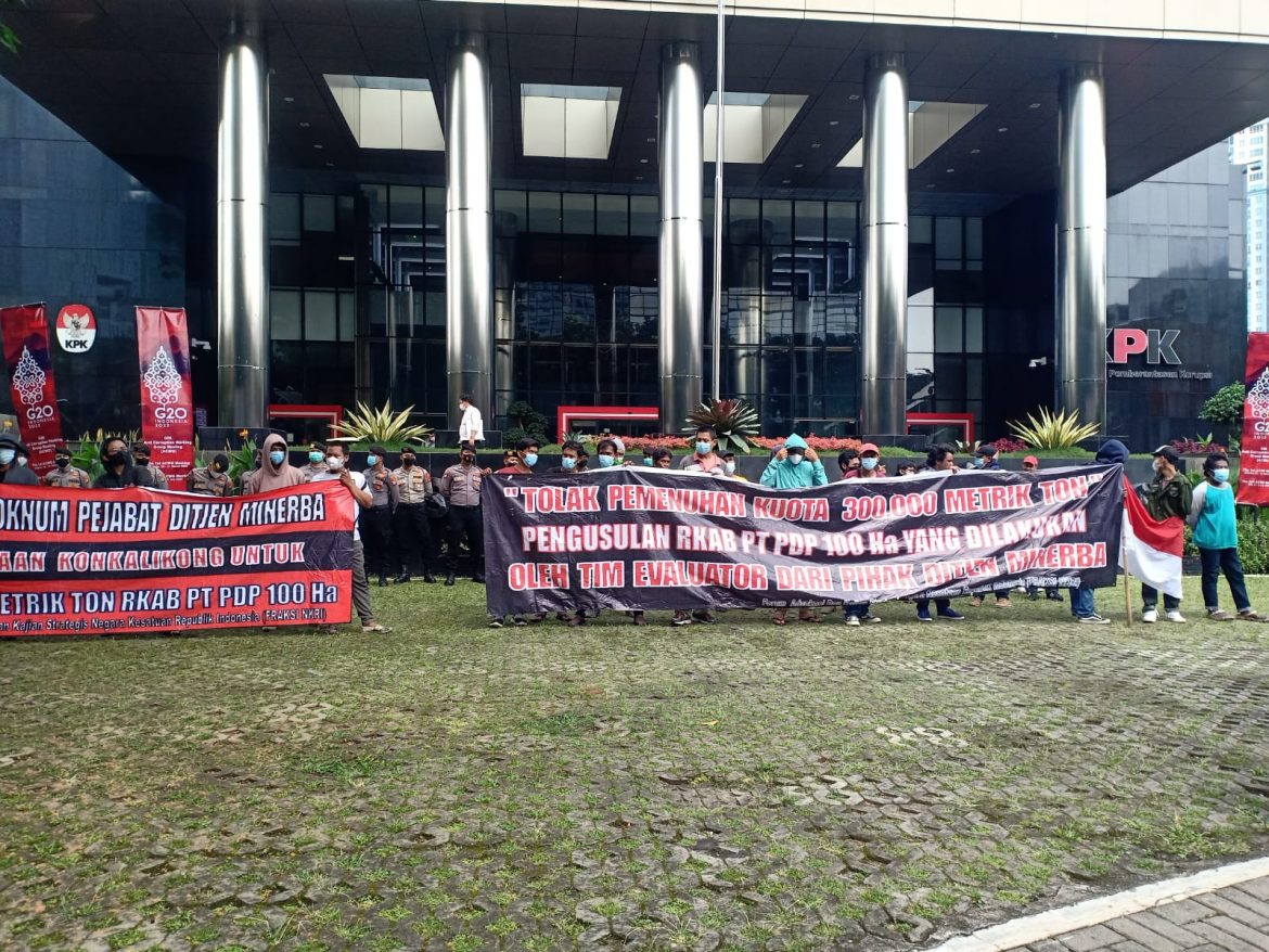 Forum Advokasi Dan Kajian Strategis NKRI Meminta dan Mengawasi PT.PDP adanya Praktik Penambangan Ilegal