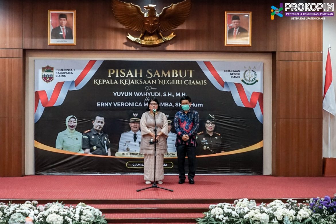 Pisah Sambut Kajari Ciamis, Wabup Ciamis: Kajari Baru Semoga Menghadirkan Warna Baru