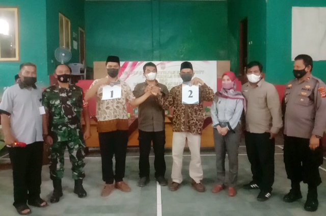 Muspika Kecamatan Cikoneng Hadiri Pengundian Nomor Urut dan Pelaksanaan Deklarasi Damai Pada Pilkades Serentak Tahun 2022